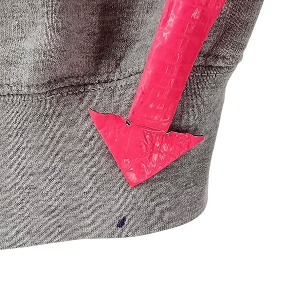 Ripndip Adult Medium Hoodie Stop Being A Cat Gray Graphic Sweatshirt - Picture 9 of 14